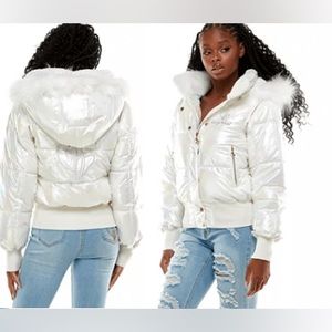 **SOLD ON ANOTHER SITE** New with tags Baby Phat Iridescent coat